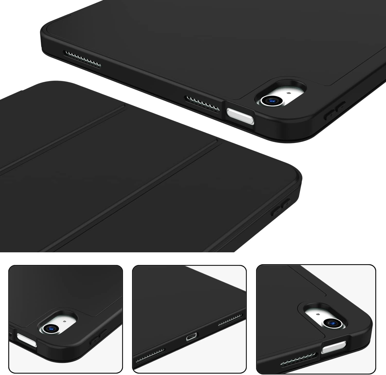 Good iPad Pro 10.5" 2017 Cases-Durable PU Leather Cover with Soft TPU Back Shell